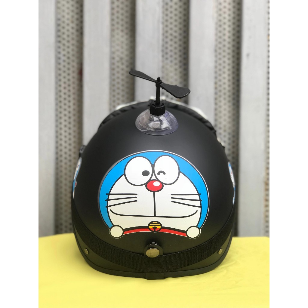 Mũ Bảo Hiểm Nửa Đầu 1/2 Tem ONE PIECE, Doraemon, Gấu Nâu Siêu HOT - Hàng Cao Cấp