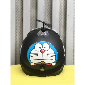 Mũ Bảo Hiểm Nửa Đầu 1/2 Tem ONE PIECE, Doraemon, Gấu Nâu Siêu HOT - Hàng Cao Cấp