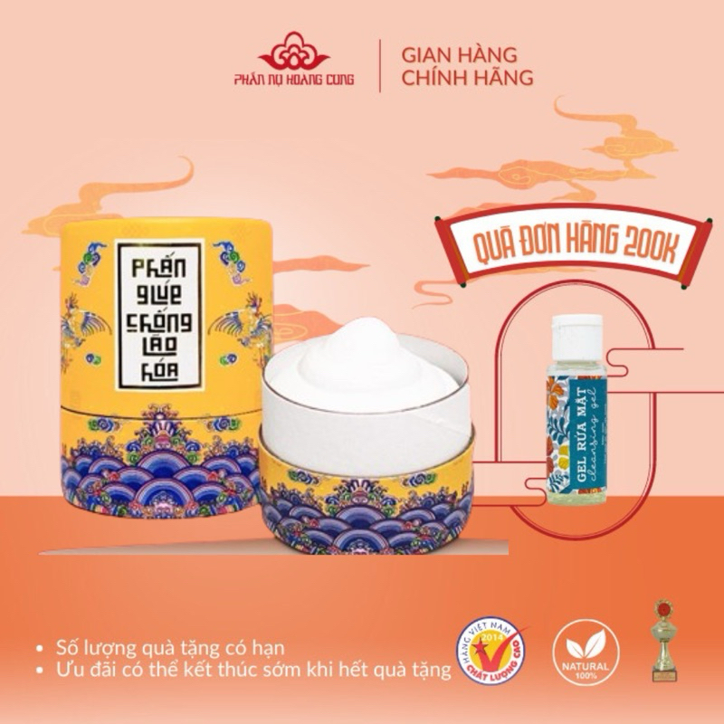 Ảnh Phấn Nụ Chống Lão Hoá Phấn Nụ Hoàng Cung tông trắng/tông da 25g 1