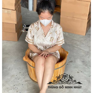 Chậu gỗ ngâm mông, chậu xông phụ khoa- Chậu gỗ ngâm mông cỡ lớn