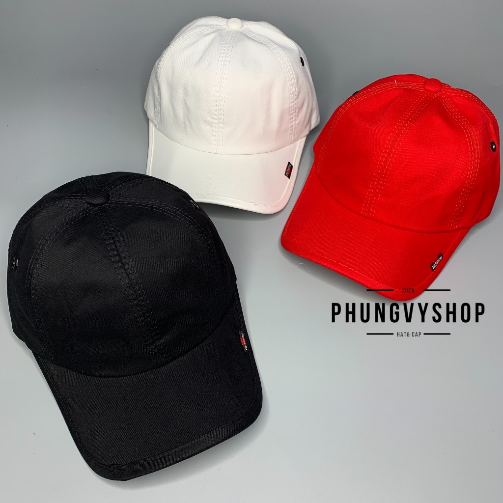 Mũ LƯỠI TRAI unisex nam nữ - KÉT KAKI TRƠN - nón kết basic đơn giản