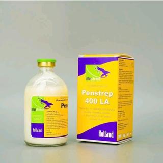 Thuốc thú y Interchemie Penstrep 400LA chai 100ml trị hô hấp viêm khớp trên chó mèo gia súc gia cầm