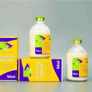 Thuốc thú y Interchemie Penstrep 400LA chai 100ml trị hô hấp viêm khớp trên chó mèo gia súc gia cầm