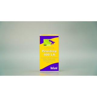 Thuốc thú y Interchemie Penstrep 400LA chai 100ml trị hô hấp viêm khớp trên chó mèo gia súc gia cầm