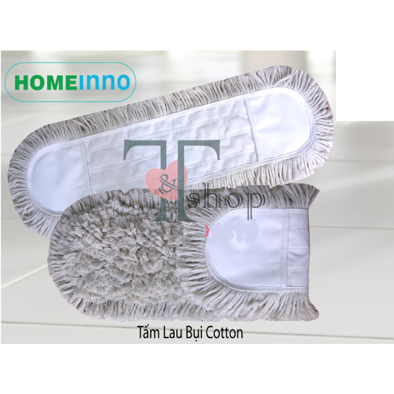 Tấm Giẻ Cotton 60cm Thay Thế Cây Lau Bụi, Lau Ẩm Homeinno