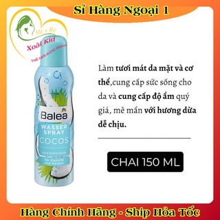 [auth] XỊT KHOÁNG BALEA  AQUA 150ML -NỘI ĐỊA ĐỨC ĐỦ BILL [Hot]