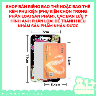 [Sẵn VN] Bao Đựng Thẻ Nhân Viên Dọc Nhựa ABS Phong Cách Nhân Vật Hoạt Hình Anime Manga Black Shin