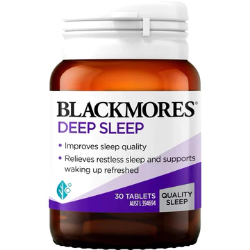 Viên Uống Hỗ Trợ Giấc Ngủ Ngon Blackmores Deep Sleep 30 Viên - Giảm Tình Trạng Trằn Trọc, Khó Vào Giấc Ngủ