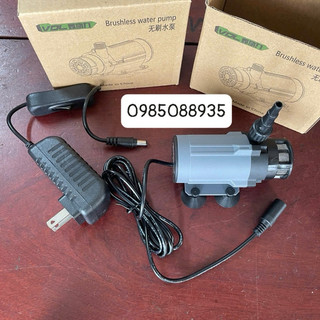 Máy bơm mini 12V không chổi than dùng bơm nước cho máy cắt rãnh tường, máy xẻ đá, máy khoan rút lõi bê tông 10m
