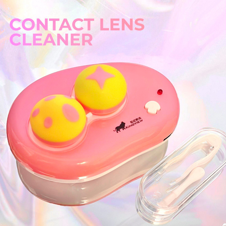 Máy rửa lens tự động siêu sạch 💥HÀNG CAO CẤP💥 Máy làm sạch kính áp tròng tiện dụng có đầu sạc USB