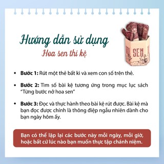 Bộ thẻ Hoa sen thi kệ