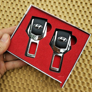 Chốt An Toàn Xe Hơi Cao Cấp, Bộ 2 Chốt Khóa Cho Xe Tiện Dụng VER2 - Full Logo Hãng