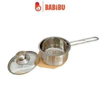 Nồi quánh Mumbebe inox sus 304 kích thước 14cm dùng cho mọi loại bếp