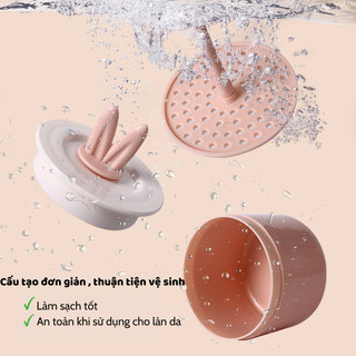 Cốc Tạo Bọt Rửa Mặt Tai Thỏ Cao Cấp Tạo Bọt Sữa Rửa Mặt Êm Dịu Làm Sạch Da Nhiều Màu Sắc 88840