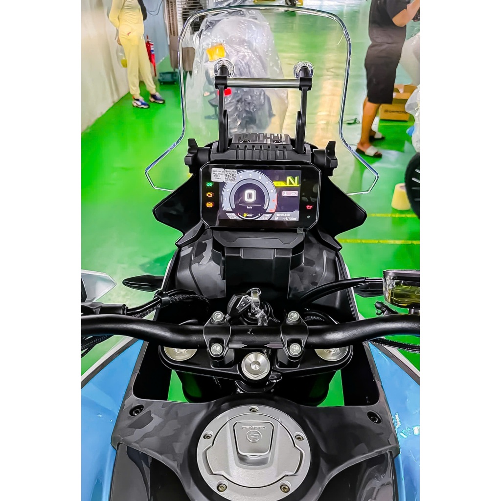PPF CFMOTO 450MT ... UPPF dán bảo vệ mặt đồng hồ xe , xước tự phục hồi vết xước dâm