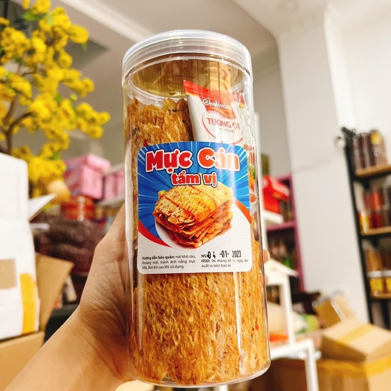 MỰC CÁN TẨM VỊ Loại Ngon Đặc Biệt Xuất Khẩu Hộp 150G/250G/300G/500G