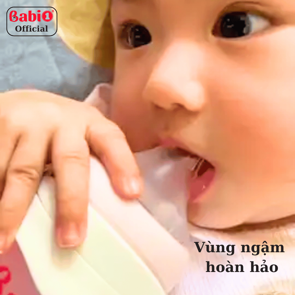 Bình Sữa Thủy Tinh Babi1 120ml | Cảm Biến Nhiệt Báo Nóng | Chống Bỏng | Núm Chống Sặc An Toàn Bé