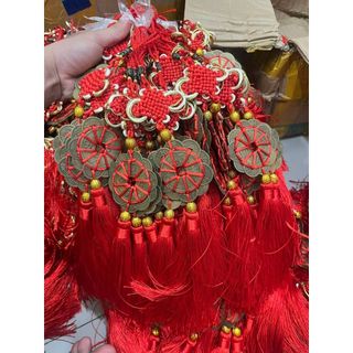 🌸BÁN CHẠY🌸 Dây Đồng Xu Hoa Mai 10 Cánh Thập Toàn Phong Thuỷ Tài lộc May Mắn