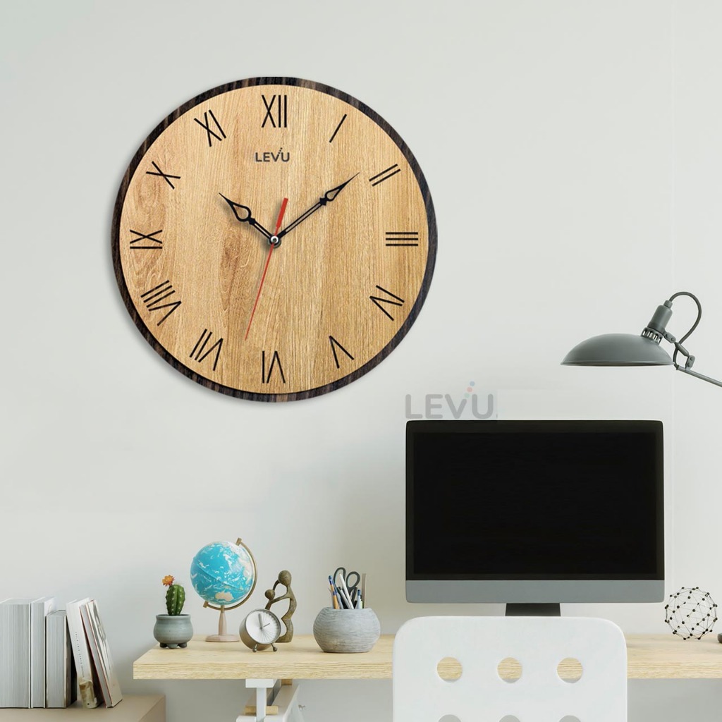 Đồng Hồ Treo Tường Gỗ Classic Decor SB043 trang trí phòng