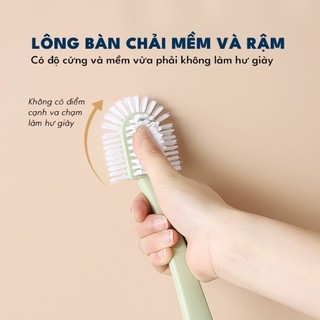 Set 2 Bàn Chải Cọ Giày, Bàn Chải Chà Giầy Dép 5 Mặt Đa Năng Cọ Sạch Mọi Vết Bẩn Đa Năng 88505