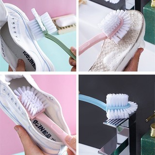 Set 2 Bàn Chải Cọ Giày, Bàn Chải Chà Giầy Dép 5 Mặt Đa Năng Cọ Sạch Mọi Vết Bẩn Đa Năng 88505