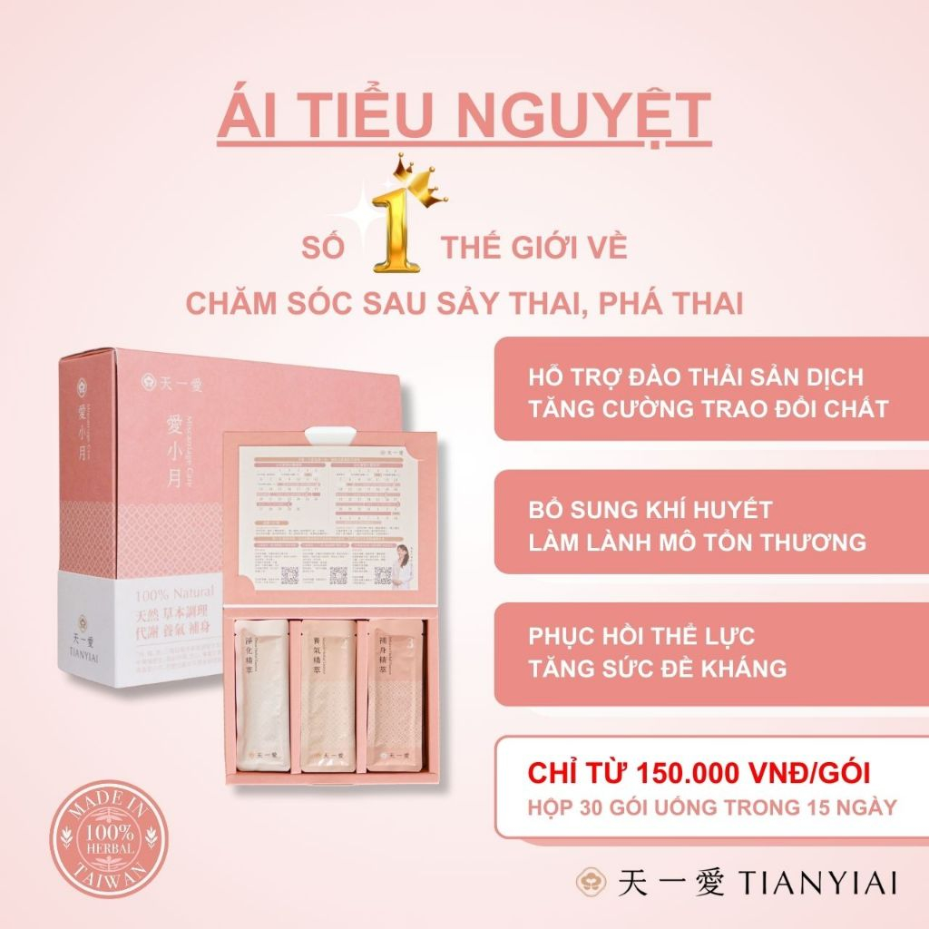 Tại sao bạn nên dùng Ái Tiểu Nguyệt sau sảy thai?