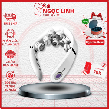 Máy Massage Cổ Vai Gáy Thông Minh MISUKO 8D [ BẢO HÀNH 24 THÁNG ] Giảm Đau Mỏi Cổ Vai Gáy, Hỗ Trợ Điều Trị Thoái Hóa Cổ