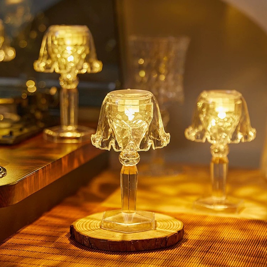 Đèn Led Trang Trí, Đèn Ngủ Để Bàn Pha Lê Mini Phong Cách Bắc Âu, Đèn Đầu Giường Để Bàn | BigBuy360 - bigbuy360.vn