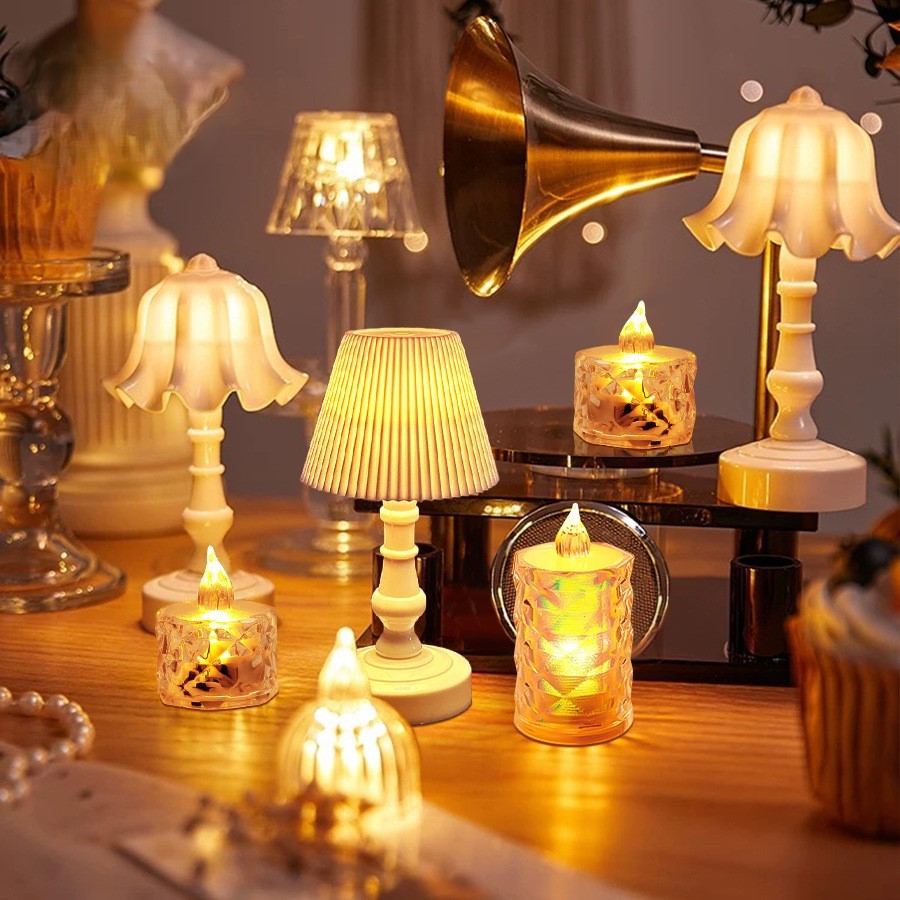 Đèn Led Trang Trí, Đèn Ngủ Để Bàn Pha Lê Mini Phong Cách Bắc Âu, Đèn Đầu Giường Để Bàn | BigBuy360 - bigbuy360.vn