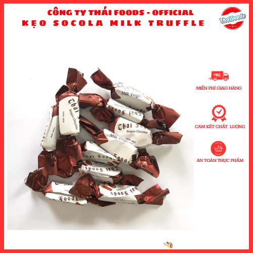 Kẹo Socola Milk truffle gói xoắn túi 350gr/1kg/ Thái Foods