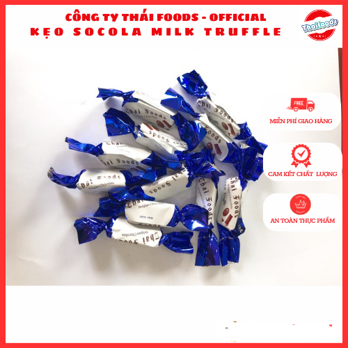 Kẹo Socola Milk truffle gói xoắn túi 350gr/1kg/ Thái Foods