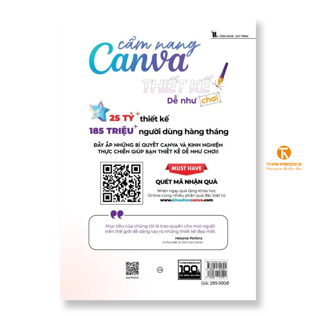 Ảnh Sách - Cẩm nang Canva - Thiết kế dễ như chơi - Thái Hà Books 2