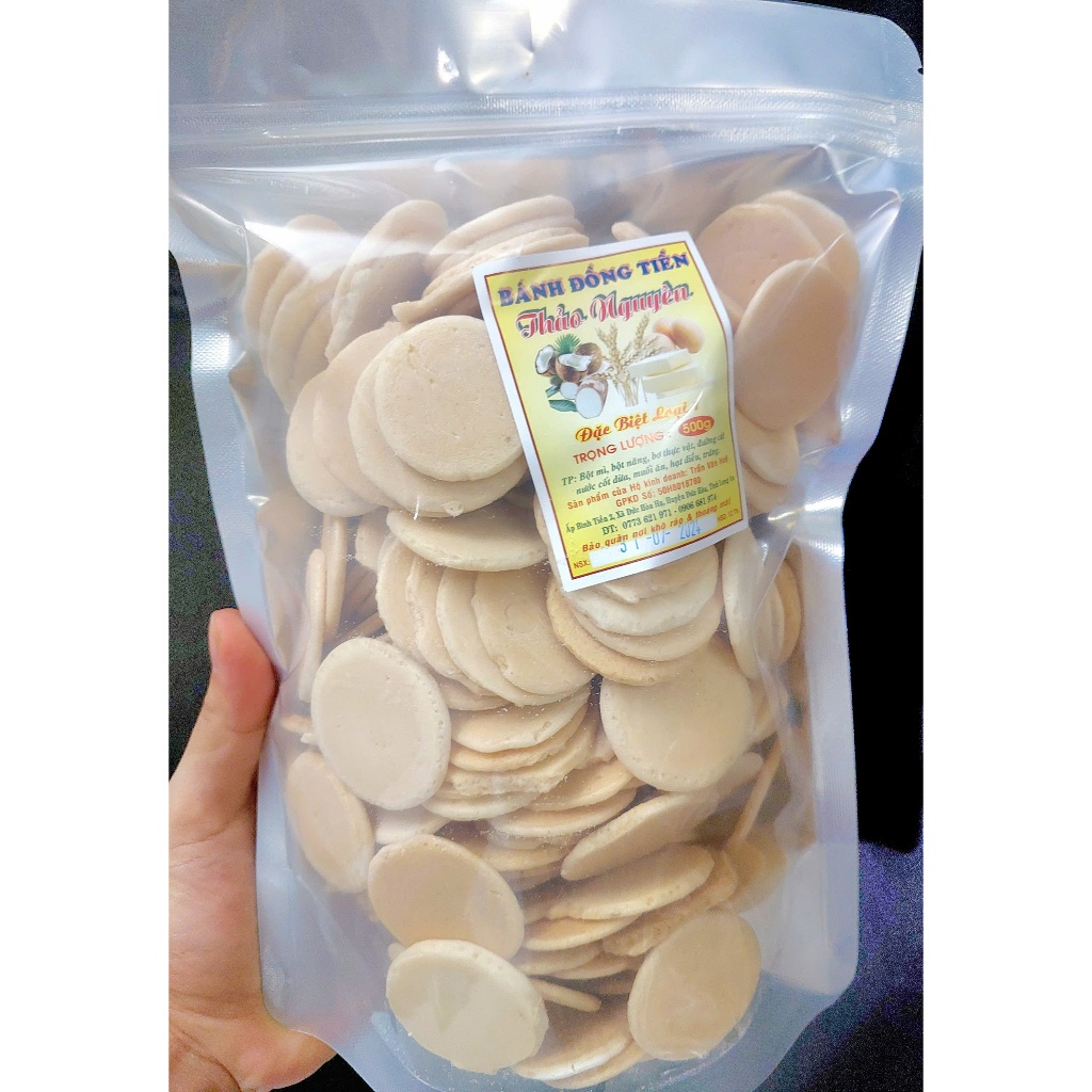 Bánh Đồng T.iền Sữa Giòn, Thơm, Ít Ngọt 1Kg/ 500g