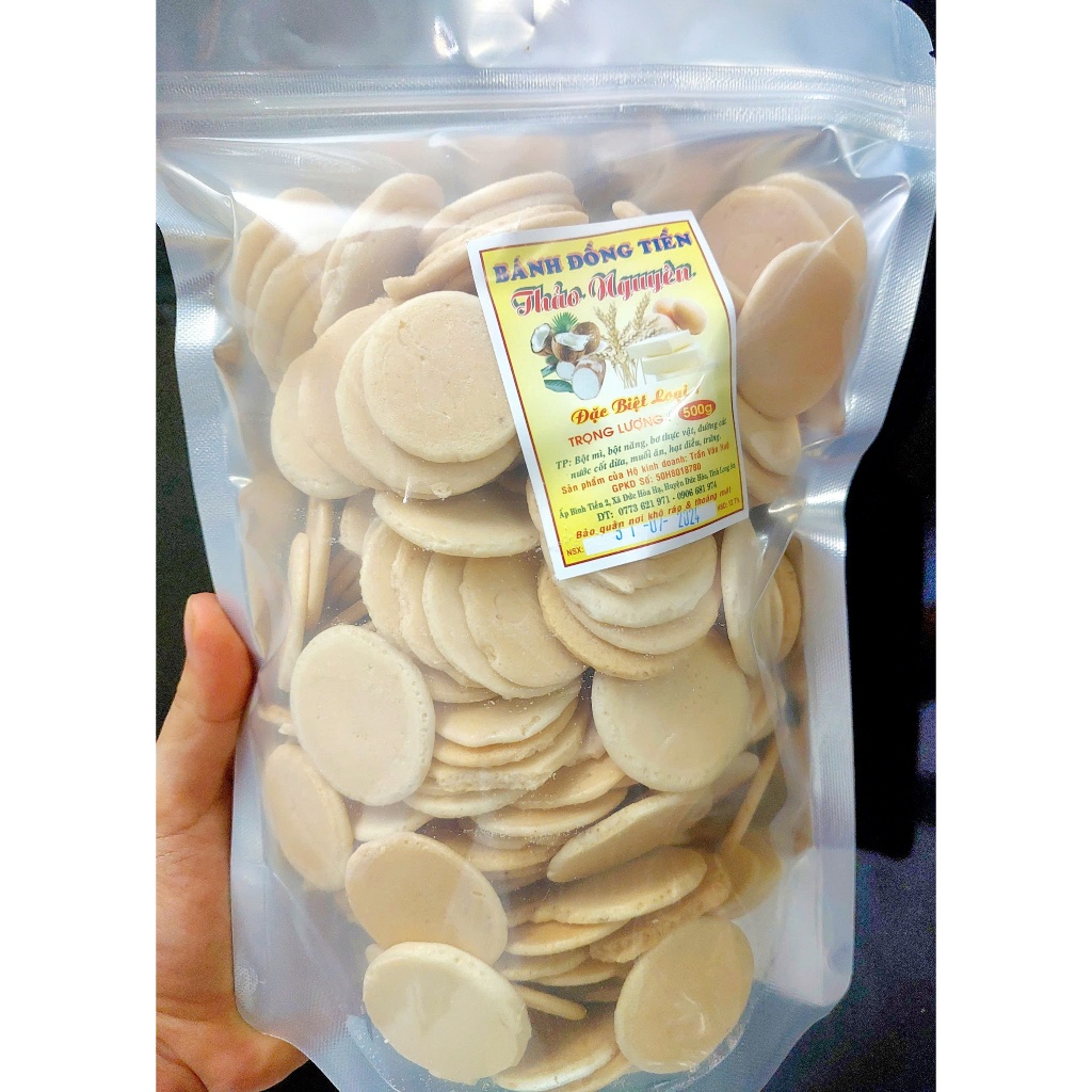 Bánh Đồng T.iền Sữa Giòn, Thơm, Ít Ngọt 1Kg/ 500g