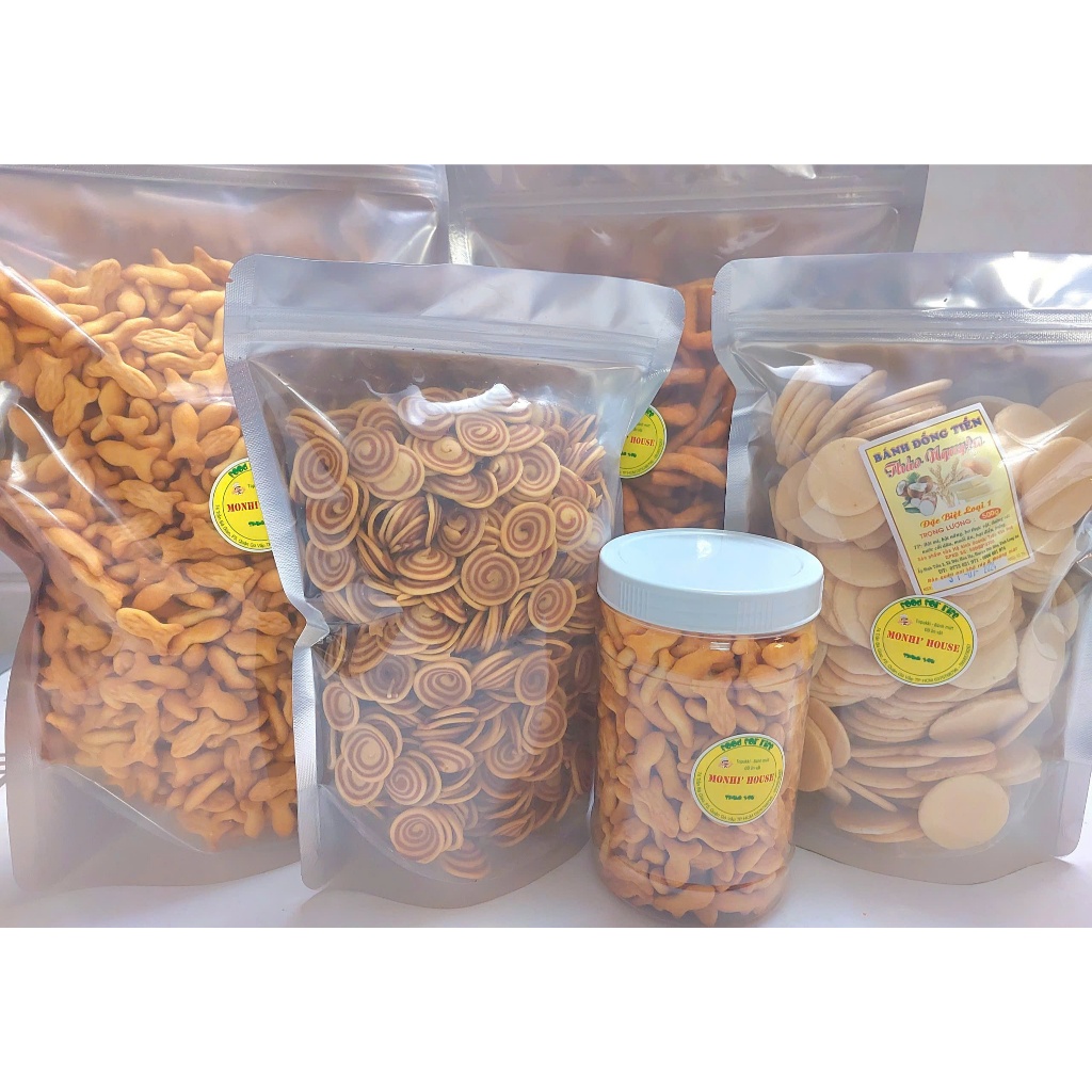 Bánh Đồng T.iền Sữa Giòn, Thơm, Ít Ngọt 1Kg/ 500g