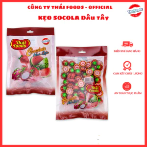 Kẹo socola hình hoa quả túi 300gr dâu, dưa, thanh long Thái Foods