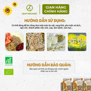 Hạt hướng dương hữu cơ Markal 500g