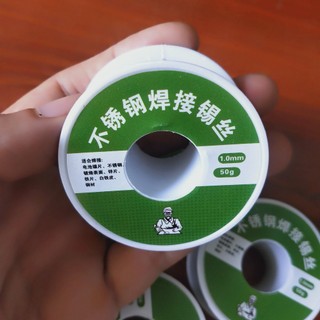 Thiếc hàn siêu nhẹ lửa (Có thể dùng bật lửa để hàn) 50g - 1 mm lõi flux 2% , chì hàn siêu nhẹ lửa
