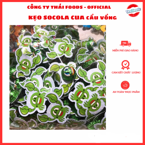 Kẹo Socola Cua cầu vồng Muroo Thái Foods túi 150gr thùng 48