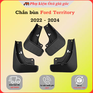 Bộ 4 chắn bùn xe Ford Territory đời 2022 - HIỆN NAY nhựa dẻo cao cấp (tặng kèm ốc vít) - 1 BỘ 4 TẤM