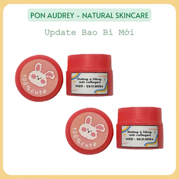 Dưỡng ủ hồng môi collagen hỗ trợ giảm thâm bong tróc và làm mềm môi [Bao bì mới]