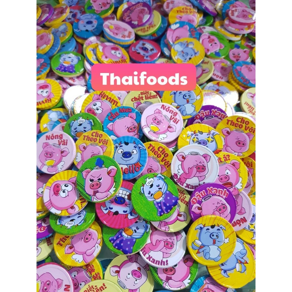 Kẹo Socola đồng tiền hình pilu Thái Foods