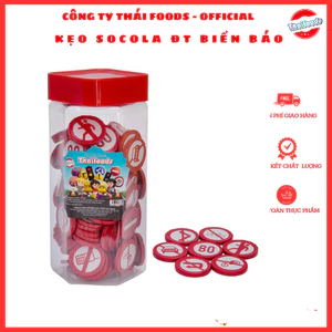Kẹo Socola đồng tiền hình Biển báo giao thông/ Thái Foods