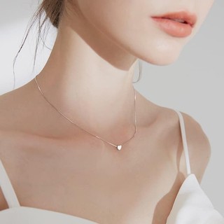 [trợ giá] Dây Chuyền Mặt Trái Tim Đơn Giản Ngọt Ngào Thời Trang Cho Nữ