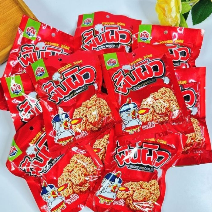 [BÁN CHẠY] Mì Tôm Viên Ăn Liền Thái Lan - Snack Mì Cay Giòn Rụm, Vị Cay Đậm Đà