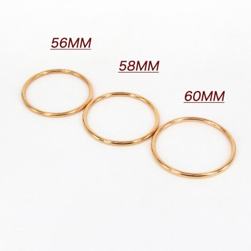 Vòng tay titan kiểu tròn trơn chui nong tay không có khoá mở không gỉ