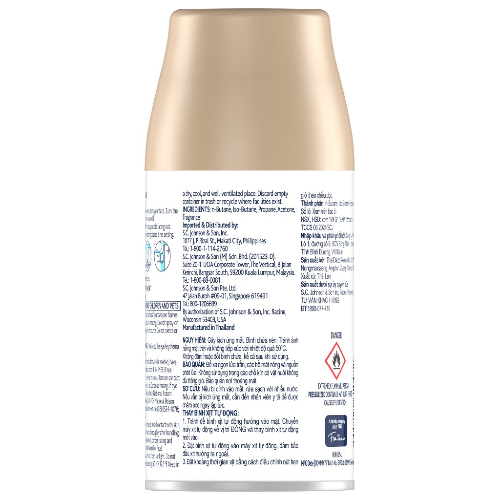 Ảnh GLADE Lõi Xịt Thơm Phòng Tự Động Hương Hoa Anh Đào Lily 252ml 3