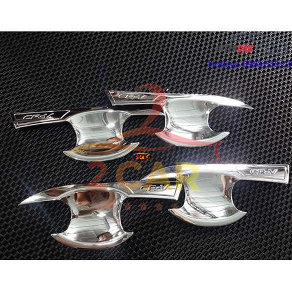 Ốp tay nắm, hõm cửa xe Honda CRV 2018 - 2022, 2023 - 2025 mạ crom cao cấp