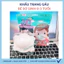 Khẩu trang gấu cho bé sơ sinh 3D Uni Mask dễ thương mềm mại cho bé 0-3 Tuổi Hàng Chính Hãng