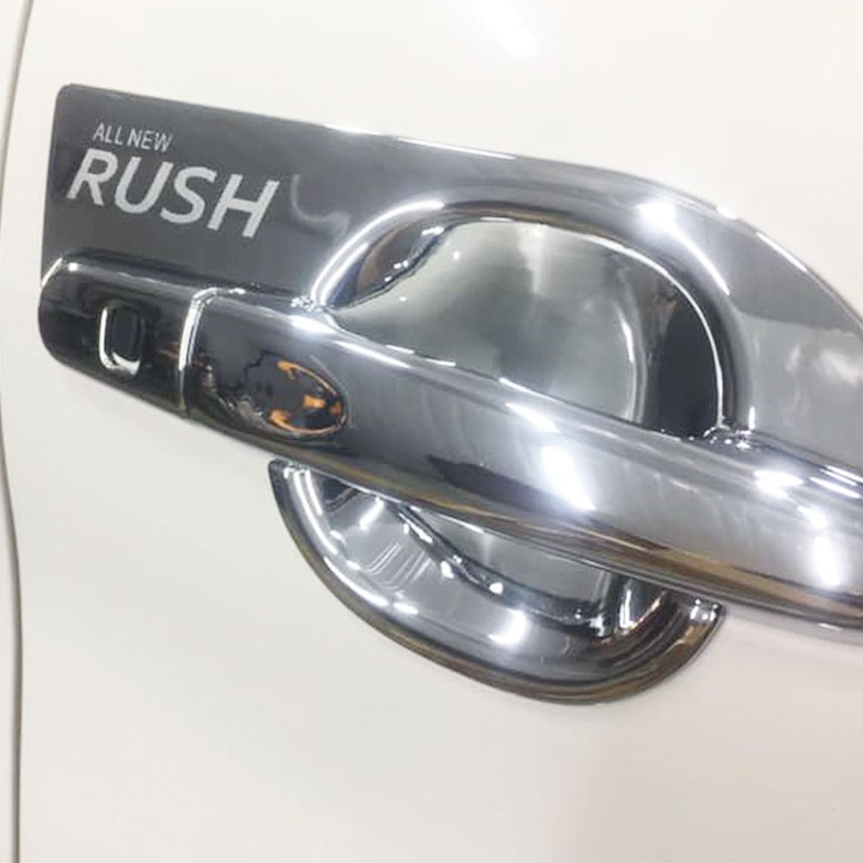 Ốp tay nắm, hõm cửa xe Toyota Rush 2018- 2024, 2025 Nhựa ABS mạ crom cao cấp